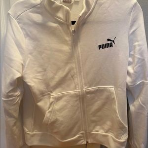 Puma white sweatshirt